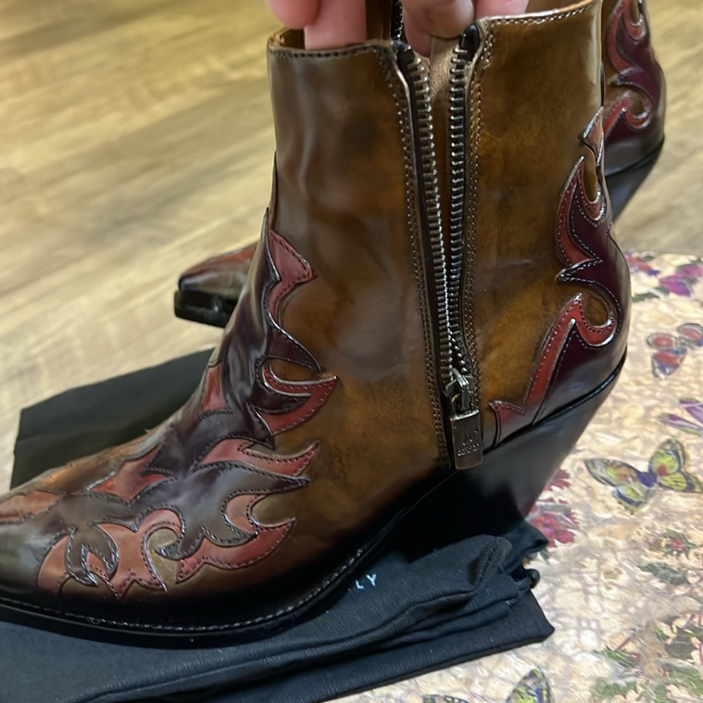 Jo Ghost emblazoned short boot in bronze 38 - Picture 9 of 15
